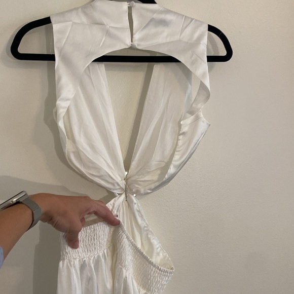 NWT All About May Elle Maxi Dress White Bridal Cutout Open Back size US4 - Picture 11 of 11